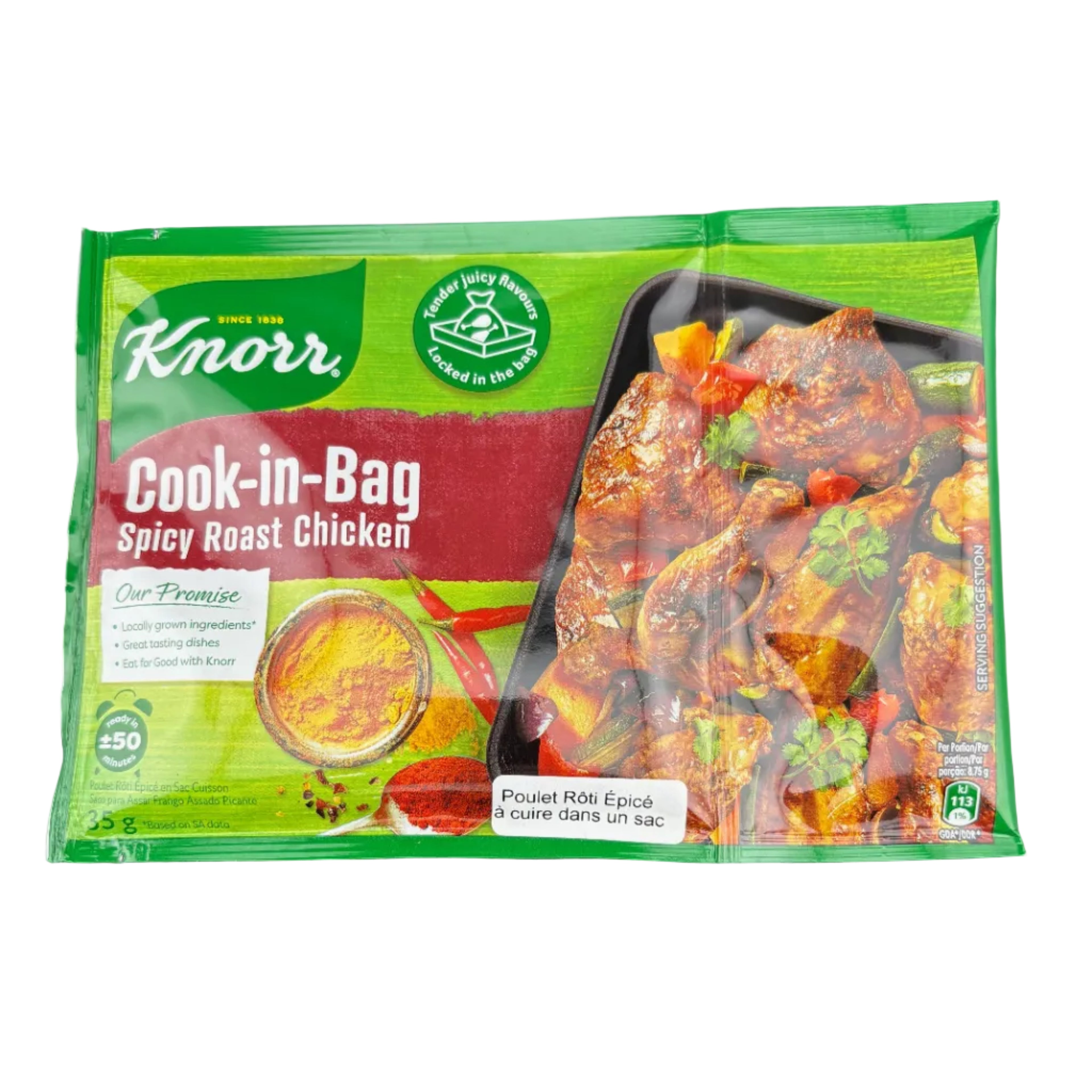 Knorr Spicy Roast Chicken Cook-In-Bag 35g