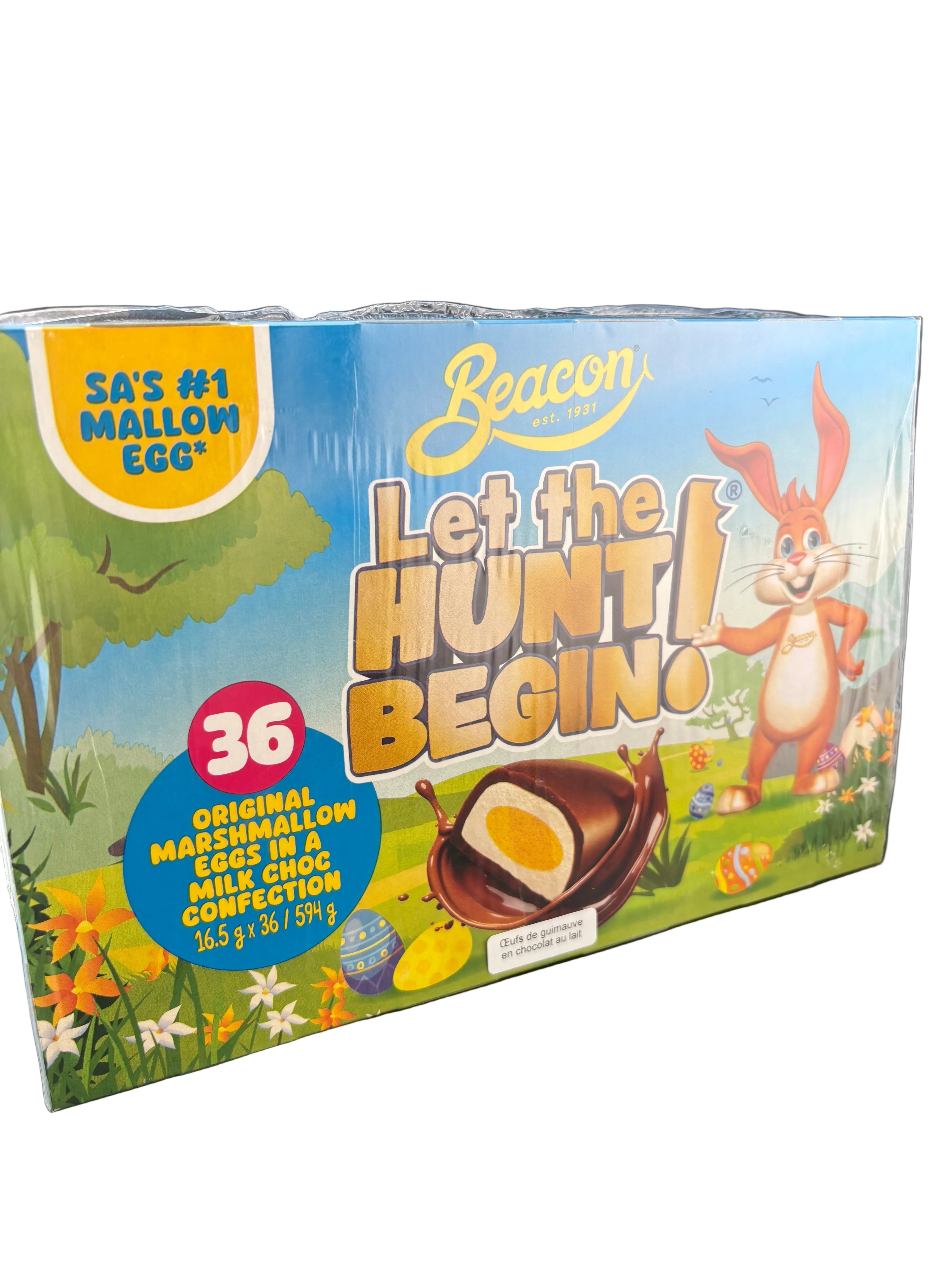 Beacon Milk Chocolate Marshmallow Eggs - Box of 36