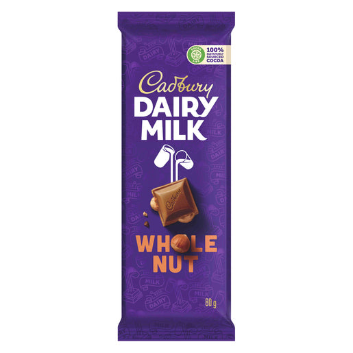 Cadbury Dairy Milk Whole Nut chocolate slab product photo