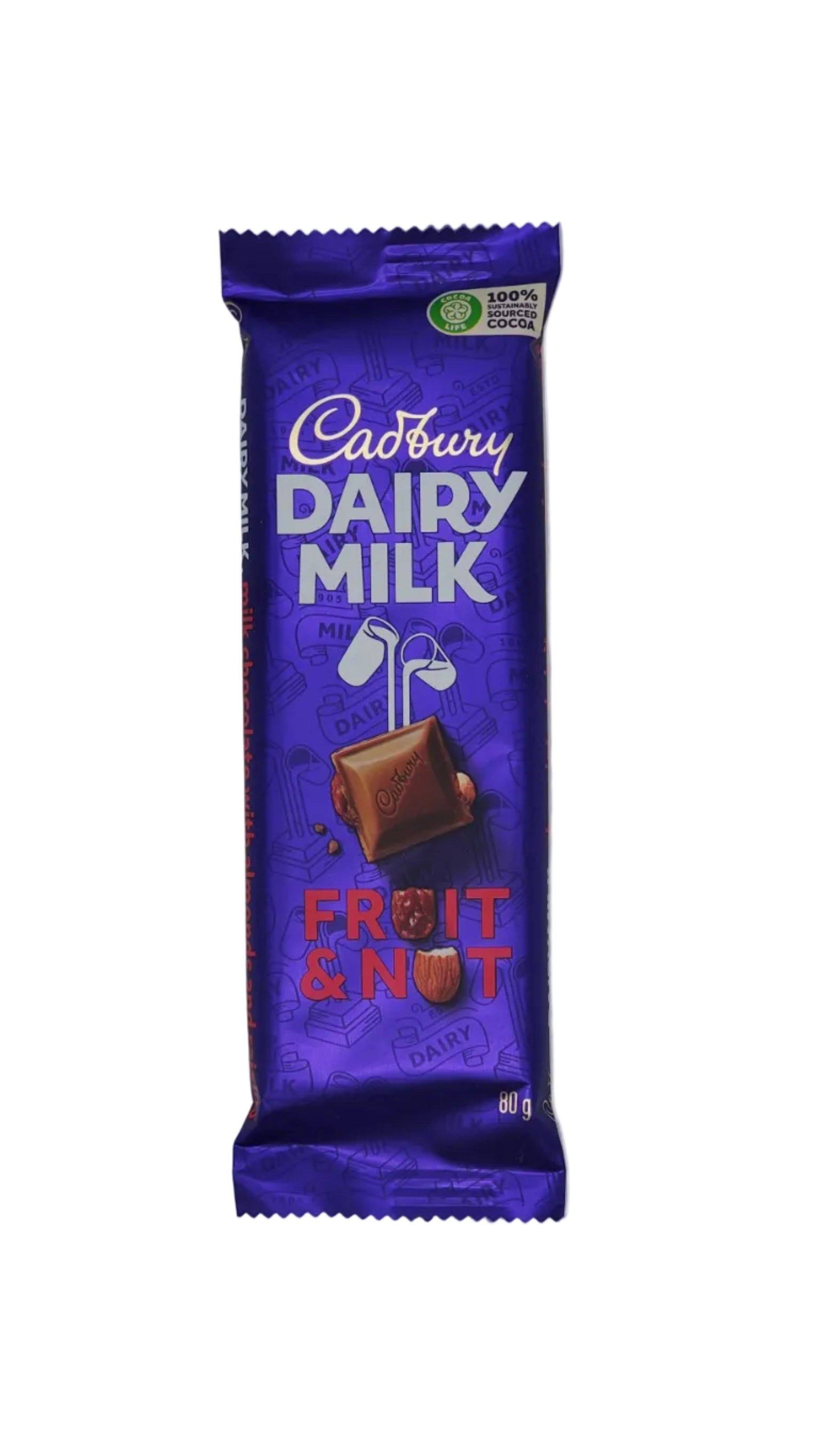 Cadbury Dairy Milk Fruit & Nut 80g