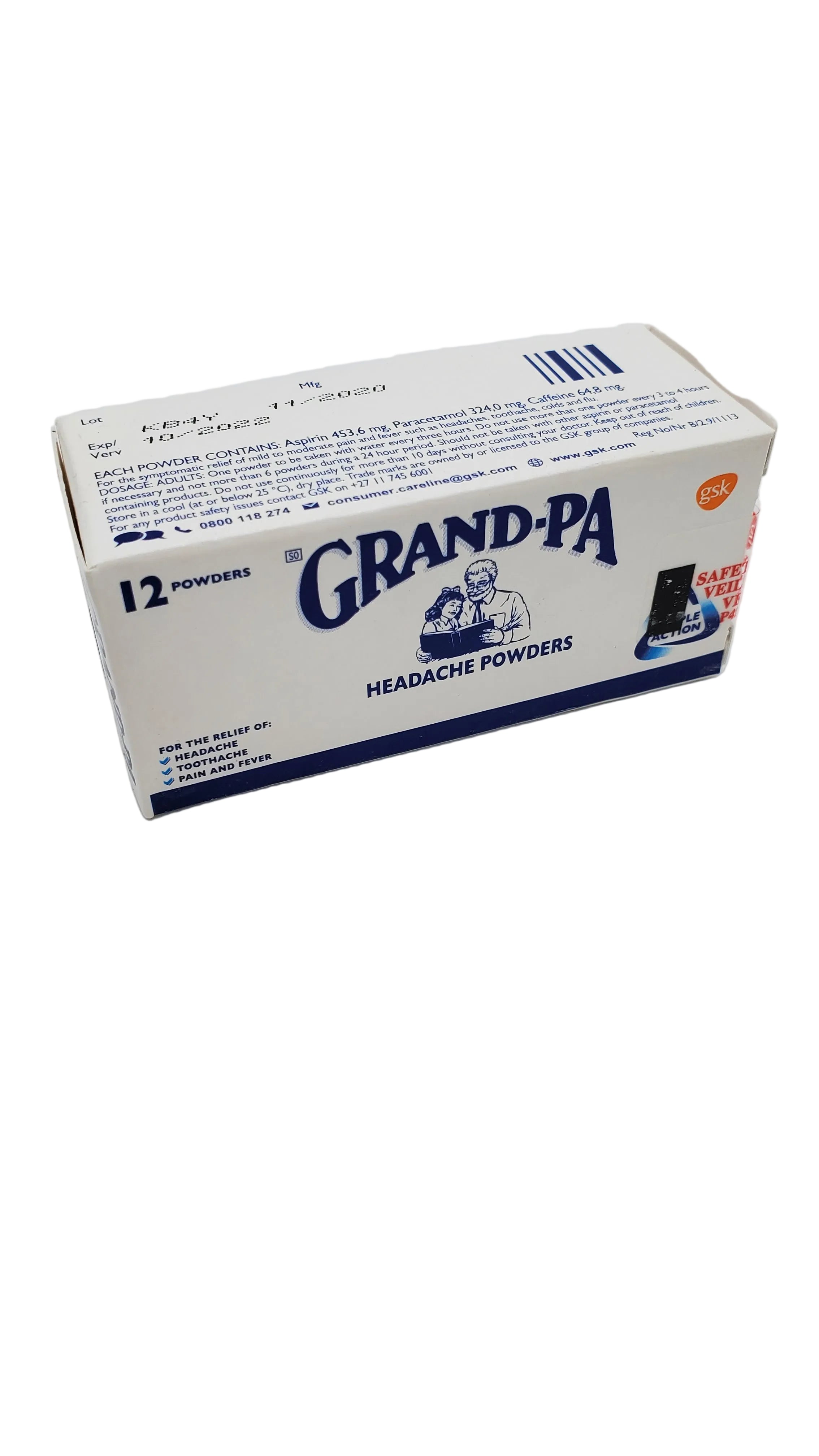 Grand-Pa Headache Powders