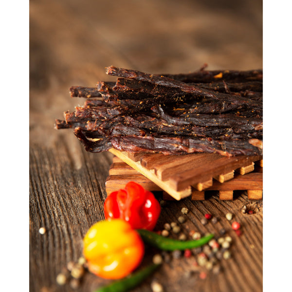 BOKKIE'S Chilli Beef Biltong Jerky Sticks 100g
