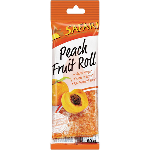 Safari Fruit Rolls Peach 80g