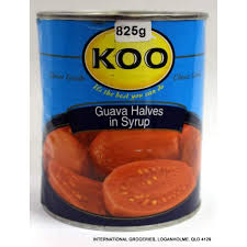 Koo Fruit - Guava Halves in Syrup 825g
