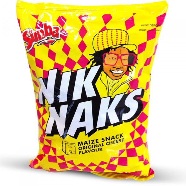 SIMBA NikNaks - Crunchy Cheese Flavoured Maize Snack 150g